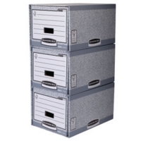 Fellowes Grey/White Storage Drawer Pk5