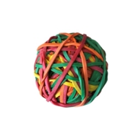 Rubber Bands Ball Assorted Colours & Sizes 200g EACH