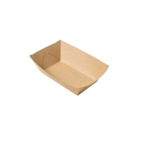 Small Kraft Food Tray 100 x 60 x 40mm  Pack 100