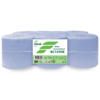 2-Ply Blue 150m x 190mm Centrefeed Embossed Pack6