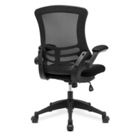 Deluxe Mesh Operator Chair Folding Arms