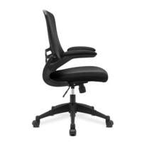 Deluxe Mesh Operator Chair Folding Arms