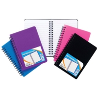 A6 Spiral Soft PVC Cover Assor ted Colour Notebook SINGLE