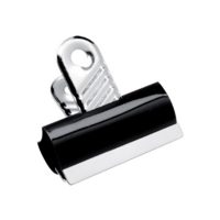 Letter Strong 75mm Black Clips Box of 10