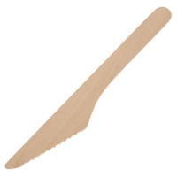 Wooden Cutlery Knives Pack of 100