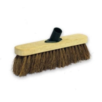 Coco Broom Head with support Socket   12"