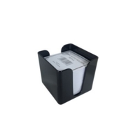 Desktop Cubic Note Block with Holder 750 Sheets Black