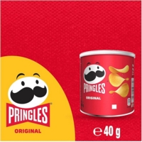 Pringles Crisps Tubs - Original 40g x 12