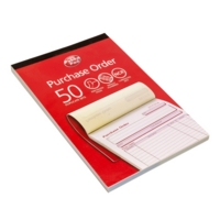 A5 Carbonless Duplicate Purchase Order Pad SINGLE