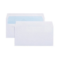 Economy DL White Plain Self Seal Envelopes Pack of 1,000
