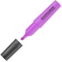 LoveGreen Recycled Highlighter Purple,  Box 10   LGHL17-1