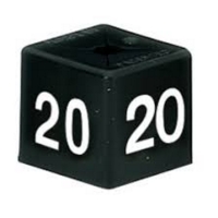 Clothes Cubes, Size 20, Pk50 Black