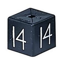 Clothes Cubes, Size 14, Pk50 Black