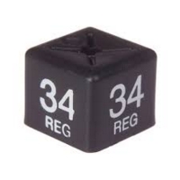 Clothes Cubes, Size 34R,Pk50 Black