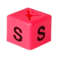 Clothes Cubes, Size S, Pack 50 Pink
