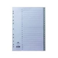 Concord 1-10 Index PP A4 Grey