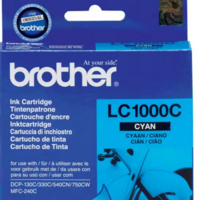 Brother LC1000C Ink 400 Pages Cyan