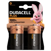 Duracell Plus D Twin pack