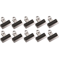 Letter Strong 50mm Black Clips Box of 10
