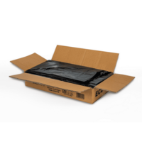 100 Compactor Sacks, Black Extra Hevy Duty