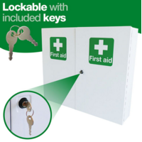 Double Door Lockable First Aid Cabinet