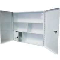 Double Door Lockable First Aid Cabinet