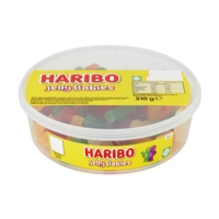 Tub of Haribo Jelly Babies