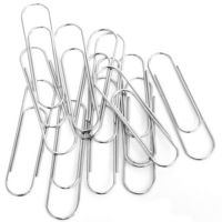 Large 32mm Metal Paperclips Box of 100