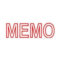 Word Stamps, Self Inking MEMO Word Stamps, Self Inking MEMO
