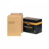 C4 New Guardian Window 130gsm Manila Envelopes Box of 250