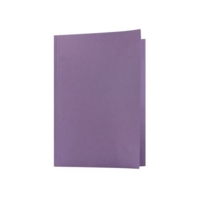 Square Cut 180gsm Purple Folders Pack of 100