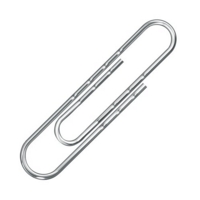 Jumbo 75mm Metal Paperclips Box of 100