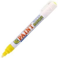 Ikon Industrial Permanent Paint Markers Yellow Box of 12
