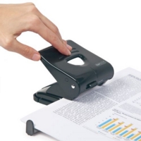 Rapesco 827 Metal 2-Hole 30 Sheets Black Hole Punch