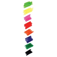 Fibre Tip Assorted Colour Felt Tip Pens Pack of 10
