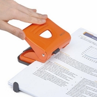 Rapesco 825 Metal 2-Hole 25 Sheets Tangerine Hole Punch