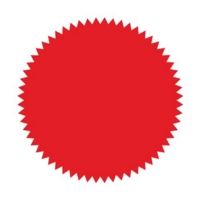 Blick Company Letter 50mm Red Seals Pack of 8