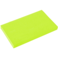 Neon Sticky Note Cube Pad 76mm x 127mm Pack of 12