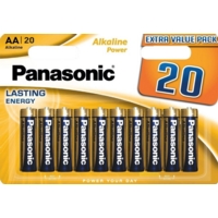 Panasonic Silver AA Batteries Pack 20 Batteries MN1500 Panasonic Silver AA Batteries Pack 20 Batteries MN1500
