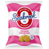 Seabrook Crisps, 32g, Box 32 Bags Prawn Cocktail Flavour