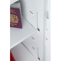 Fortress 24L Security Safe Key Lock White