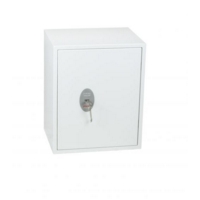 Fortress 42L Security Safe Key Lock White