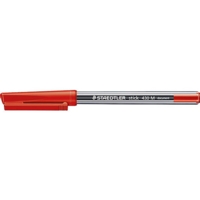 Staedtler Stick Ballpen Medium Red Box of 10
