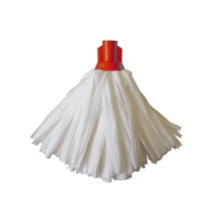 Super White Mop Head 135g /Medium RED (Washroomsl) Super White Mop Head 135g /Medium RED (Washroomsl)