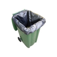 Wheelie Bin Bags, Black Pack of 100