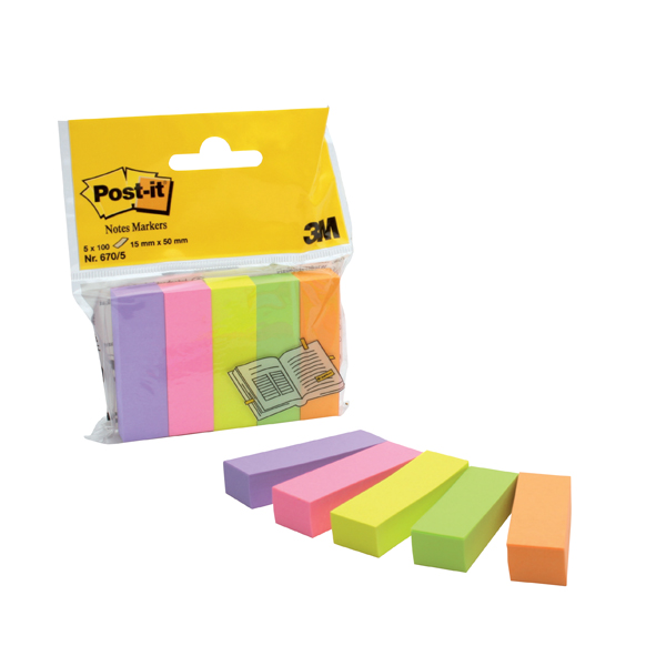 Post-it Notes Markers Assorted 670-5