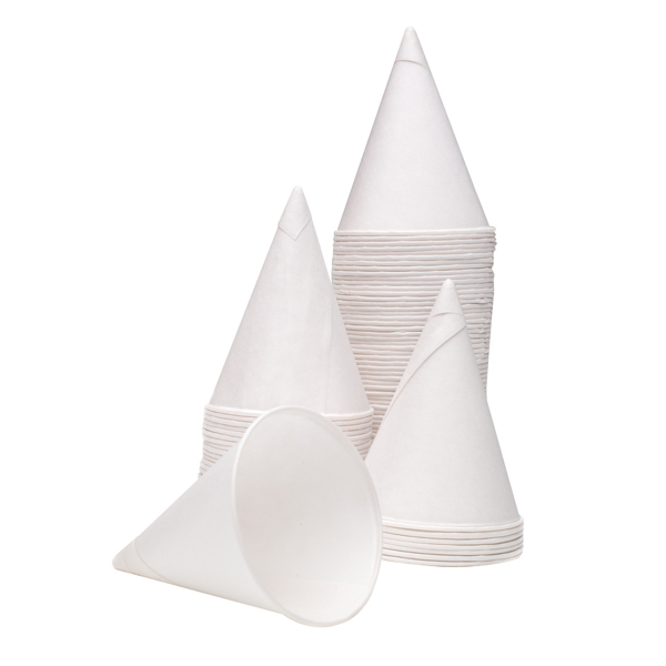 4oz/12cl  Water Cone Cup White   Pack  200